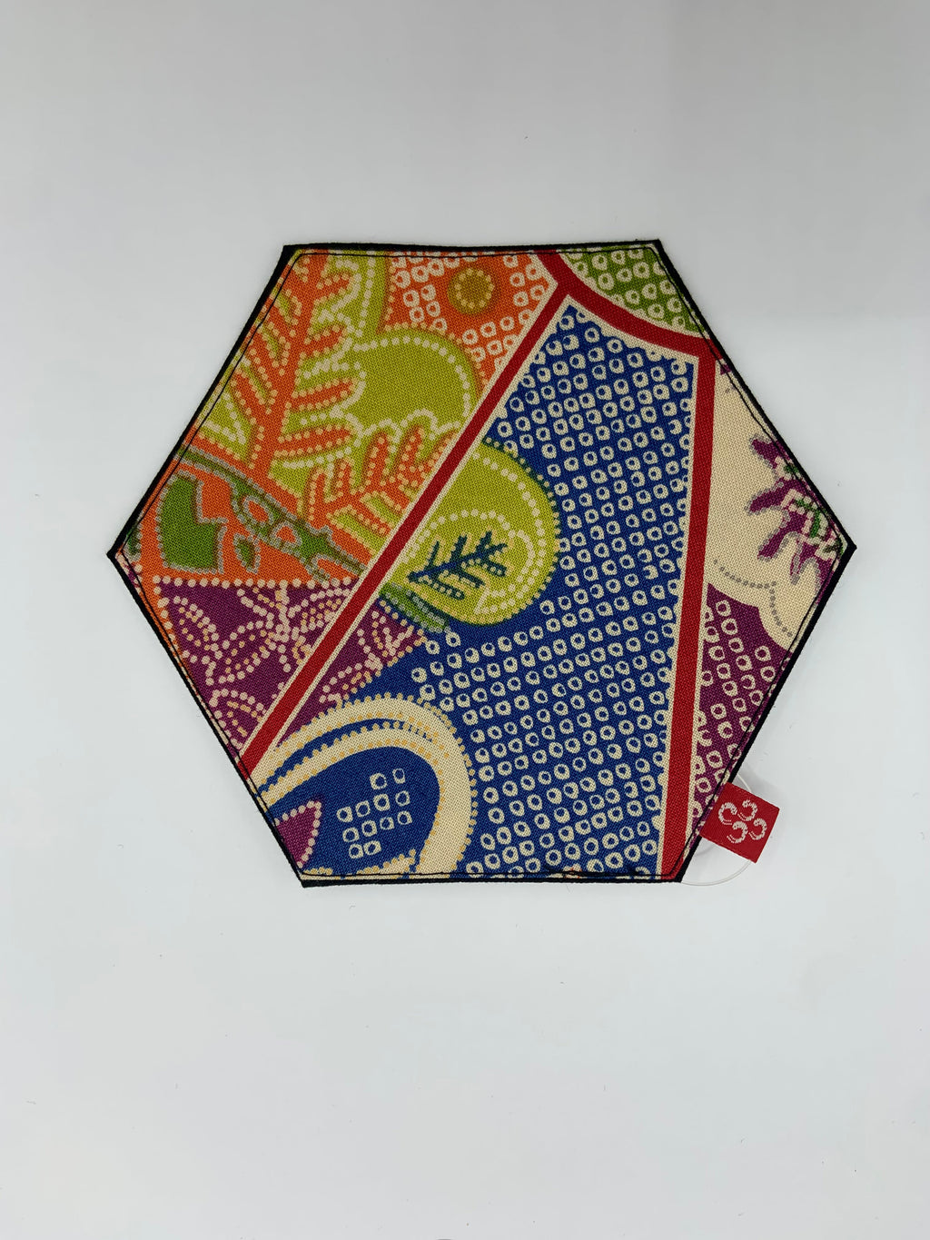 Hexagon Kimono Art Drink Coasters – Set of 5 (Housewarming Gift)
