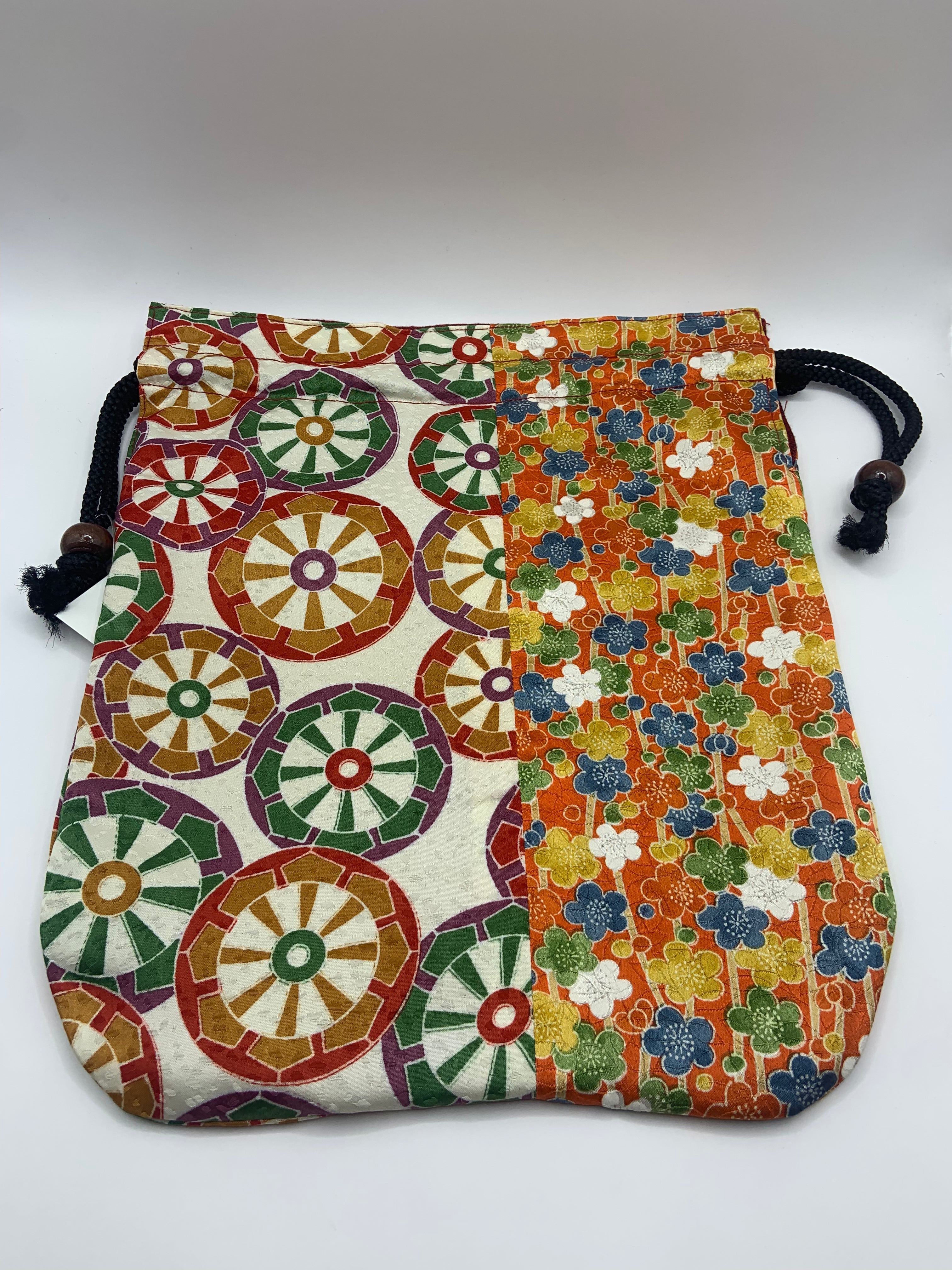 Hana Sakura Kimono x Pouch Bag