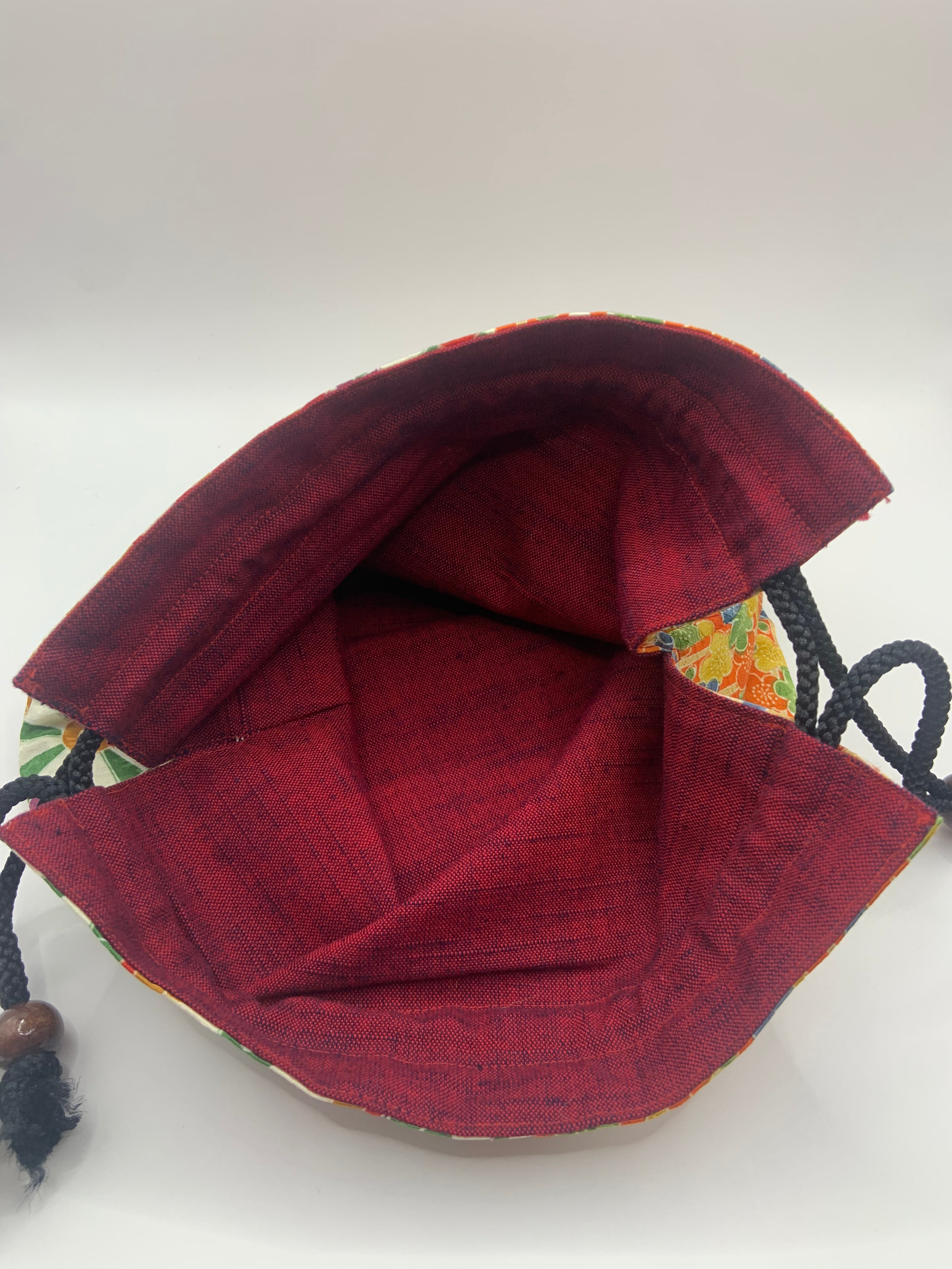 Hana Sakura Kimono x Pouch Bag