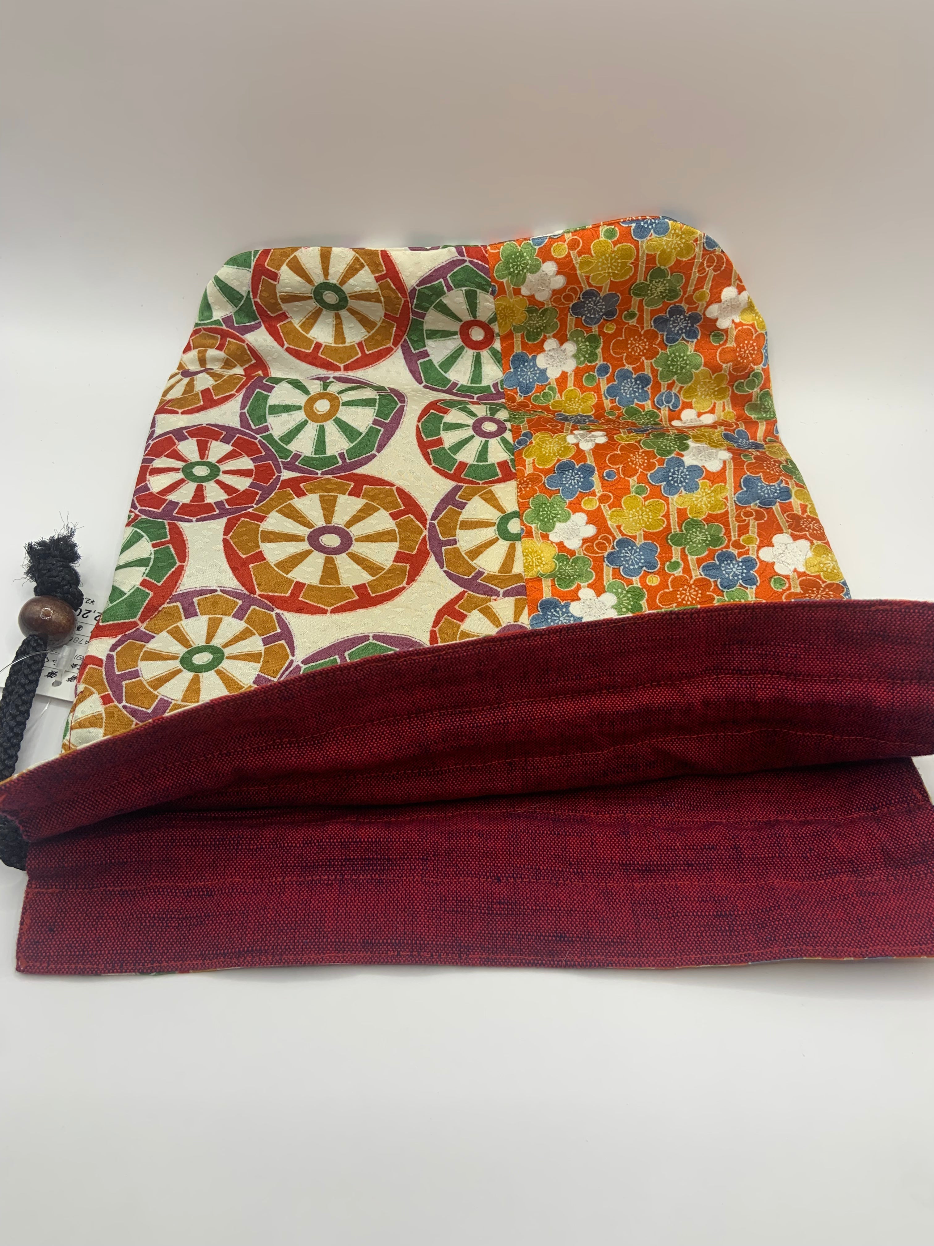 Hana Sakura Kimono x Pouch Bag