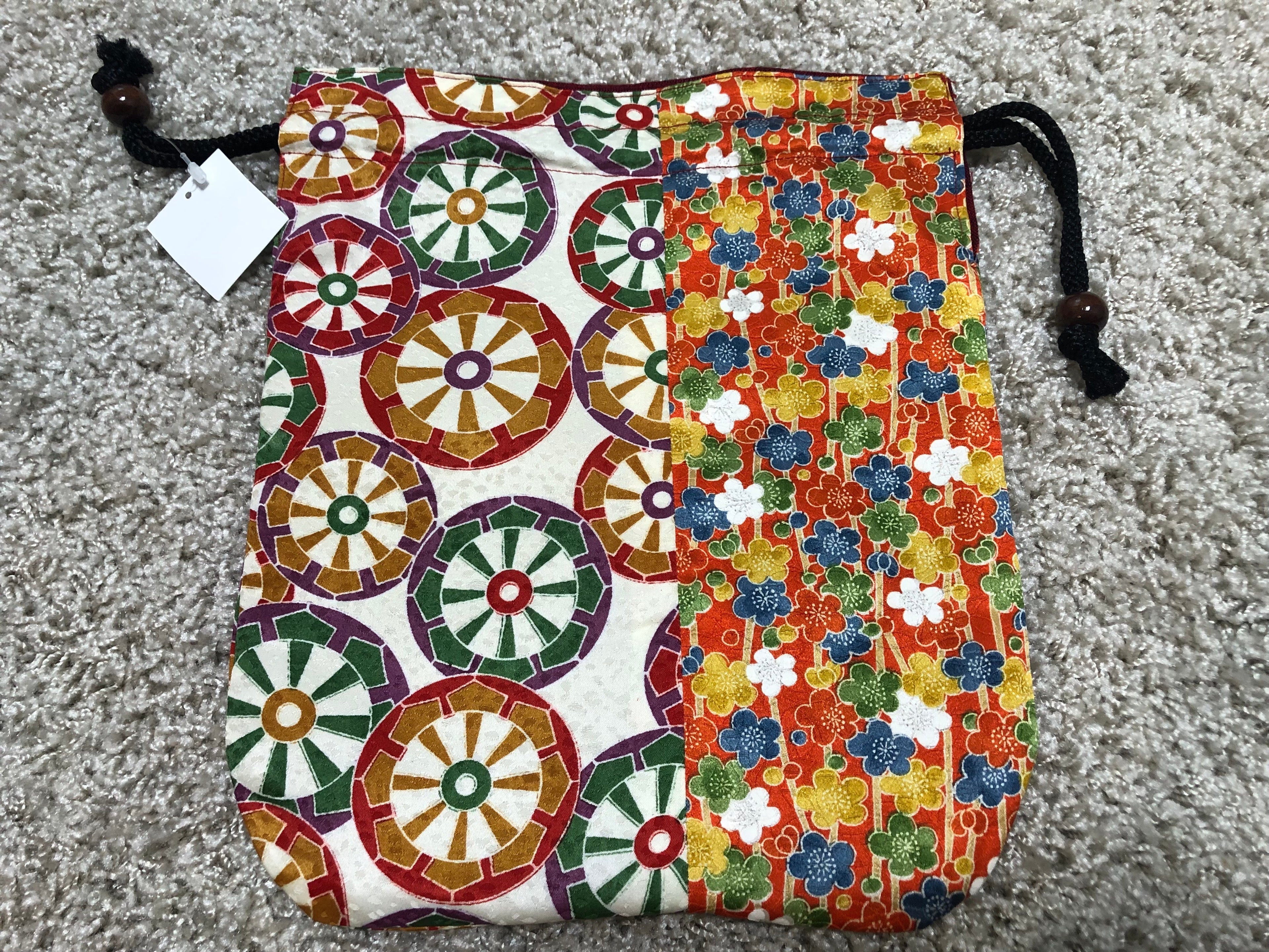 Hana Sakura Kimono x Pouch Bag